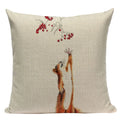 Axyaa Geometric Cushion Covers - Monkey Horse Print, Custom Home Décor, Throw Pillows