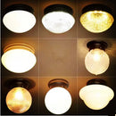 Axyaa Retro LED Ceiling Light, Loft Industrial Vintage Fixture for Living Room