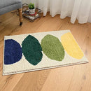 Microfiber Lemon Design Non-Slip Bathroom Mat for Home Decoration by Axyaa