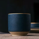 Axya Green Marble Ceramic Wine Tea Cup Gold Accent 250ml