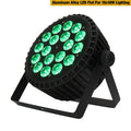 Axyaa LED Flat Par Light 18x12W/18x18W RGBWA UV Wireless DMX 512 - DJ Disco Party
