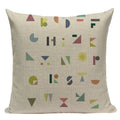 Axyaa Geometric Cushion Covers - Monkey Horse Print, Custom Home Décor, Throw Pillows
