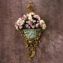 Luxury Palace Wall Hanging Resin Vase Home Decoration by Axyaa