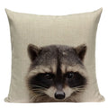 Axyaa Deer Print Cushion Cover 45x45cm Sofa Car Decor Pillow
