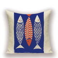 Axyaa Nordic Fish Cushion Covers – High Quality Decorative Pillows