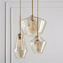 Axyaa Nordic Modern Glass Pendant Light for Kitchen, Living Room, Bedroom, Loft LED E26 E27