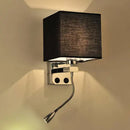 Axyaa Fabric LED Wall Lights Stair Hotel Living Room Bedroom Sconce Bra