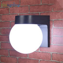 Axyaa Modern Loft Outdoor Wall Lamp - Black White, Up Down Light