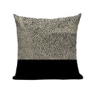 Axyaa Geometric Wave Dots Line Spring Cushion Cover - Black White - Custom Home Decor Pillow Cover