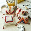 Axyaa Wool Tassel Moroccan Style Pillow Cover 45x45cm/30x50cm