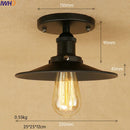 Axyaa Industrial Vintage LED Ceiling Light Fixture Loft Style for a Modern Home