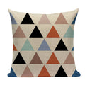Axyaa Geometric Deer Pillow Cover - Nordic Home Decoration 45X45Cm