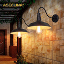 Axyaa Industrial Vintage Wall Lamp LED Retro Light for Restaurant & Living Room