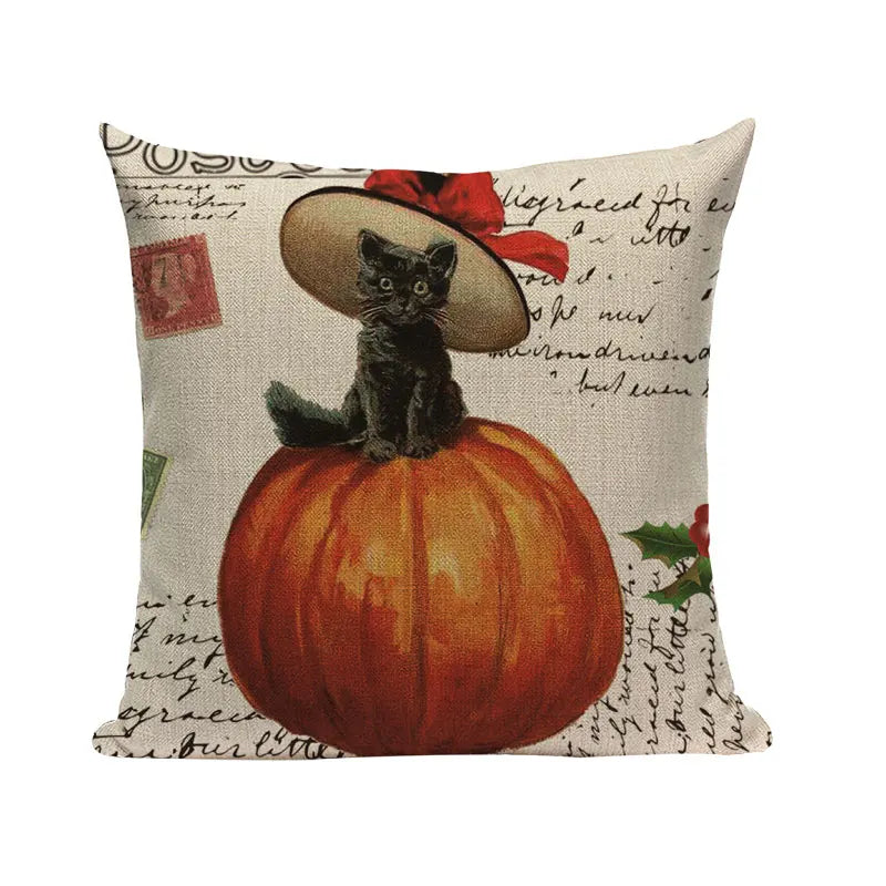 Halloween Skull Masquerade Cushion Cover - Axyaa Branded Decorative Throw Pillow Cover