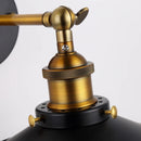 Axyaa American Vintage Wall Lamp 22cm Diameter E27 Bedside Indoor Lights 110V/220V