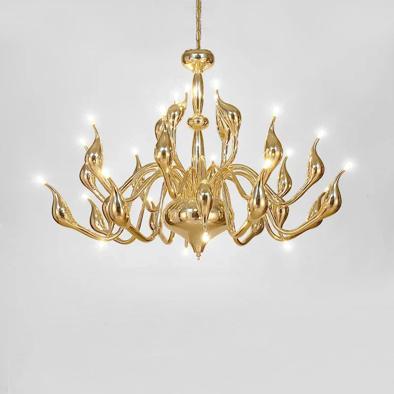 Axyaa Modern Swan Chandelier Nordic LED Lighting for Bedroom and Living Room Decor