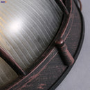 Axyaa Round LED Ceiling Light Fixture Vintage Retro Country Style