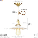 Axyaa Nordic Style LED Copper Glass Pendant Lamp for Home, Bar, Dinning Room