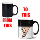 Axyaa Color Changing Magic Temperature Heat Sensitive Coffee Mug