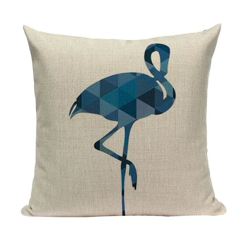 Axyaa Geometric Deer Pillow Cover - Nordic Home Decoration 45X45Cm