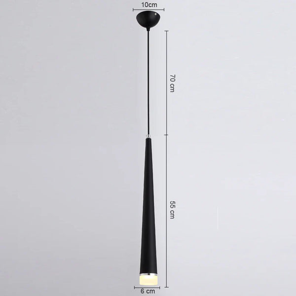 Axyaa Modern 3W LED Cone Pendant Lights for Home and Bar Decor