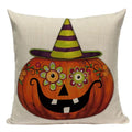 Halloween Skull Masquerade Cushion Cover - Axyaa Branded Decorative Throw Pillow Cover