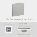 Axyaa Square LED Outdoor Wall Light for Garden, Balcony, Corridor - Waterproof Aluminum Light