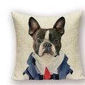 Axyaa Animal Dog Pillow Covers: Golden Retriever, Boston Terrier, Chihuahua Decor