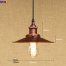 Axyaa Rustic Pendant Light Retro Vintage Edison Style Loft Industrial Lamp