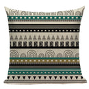Axyaa Boho Plaid Stripes Pillow Cover 45x45cm Sofa Chair Custom Print Square