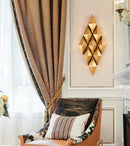 Axyaa Gold Metal Sconces LED Wall Lamp Indoor Lighting Fixtures