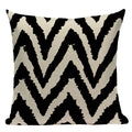 Axyaa Simple Geometry Pillowcase - Zebra Leopard Print Home Cushion