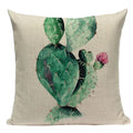 Axyaa Tree Green Cushion Cover: Green Decorative Flower Sofa Car Pillow