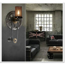 Axyaa Vintage Gear Chain Wall Sconce for Home and Restaurant Aesthetic