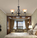 Axyaa Classic Iron Chandelier E27 Led Ceiling Light - European Traditional Fixture