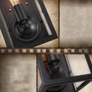 Axyaa Vintage E27 Wall Sconce Light - Retro Loft Bedside Balcony Stair Pub Restaurant Wall Lamp