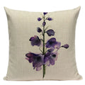 Axyaa Velvet Deer Floral Stripes Pillow Cover for Sofa Beds and Car