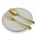 Axyaa Rose Gold Stainless Steel Cutlery Set Fork Spoon Dinnerware