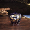 Axyaa Elegant Chinese Cloisonne Vase: Luxury Porcelain Ornament for Home Decor