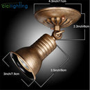 Axyaa Vintage Industrial LED Spot Ceiling Light Surface Mounted Track Lighting