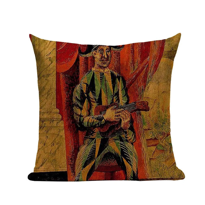 Axyaa Picasso Paintings Decorative Cushion Covers - Starry Night & Abstract Art