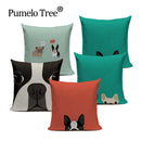 Axyaa Luxury Animal Pillow Case - 45x45cm Square Custom Cushion