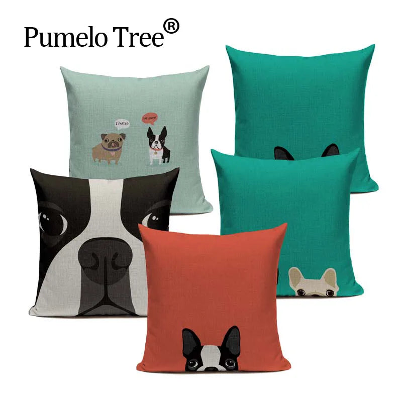 Axyaa Luxury Animal Pillow Case - 45x45cm Square Custom Cushion