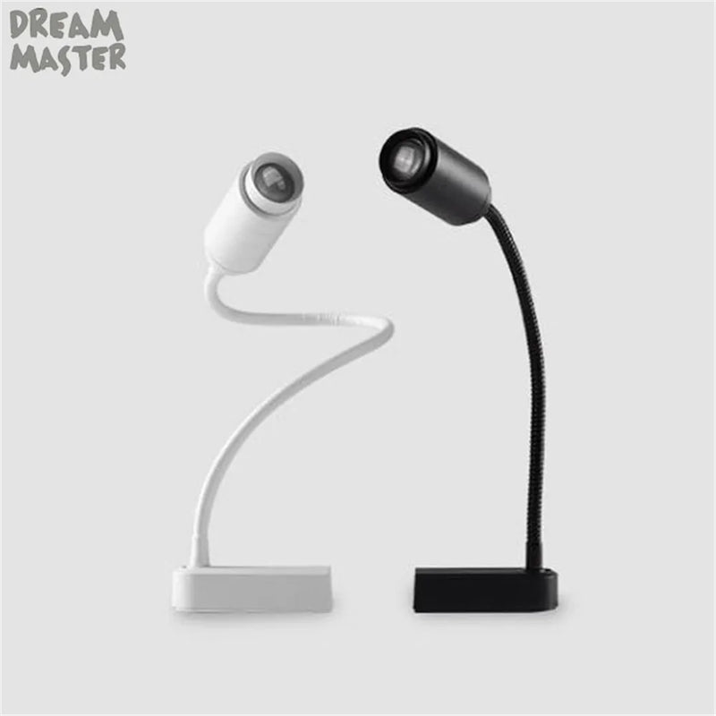 Axyaa Zoomable Gooseneck Track Light for Exhibition Gallery - Adjustable Beam Angle Rail Lamp