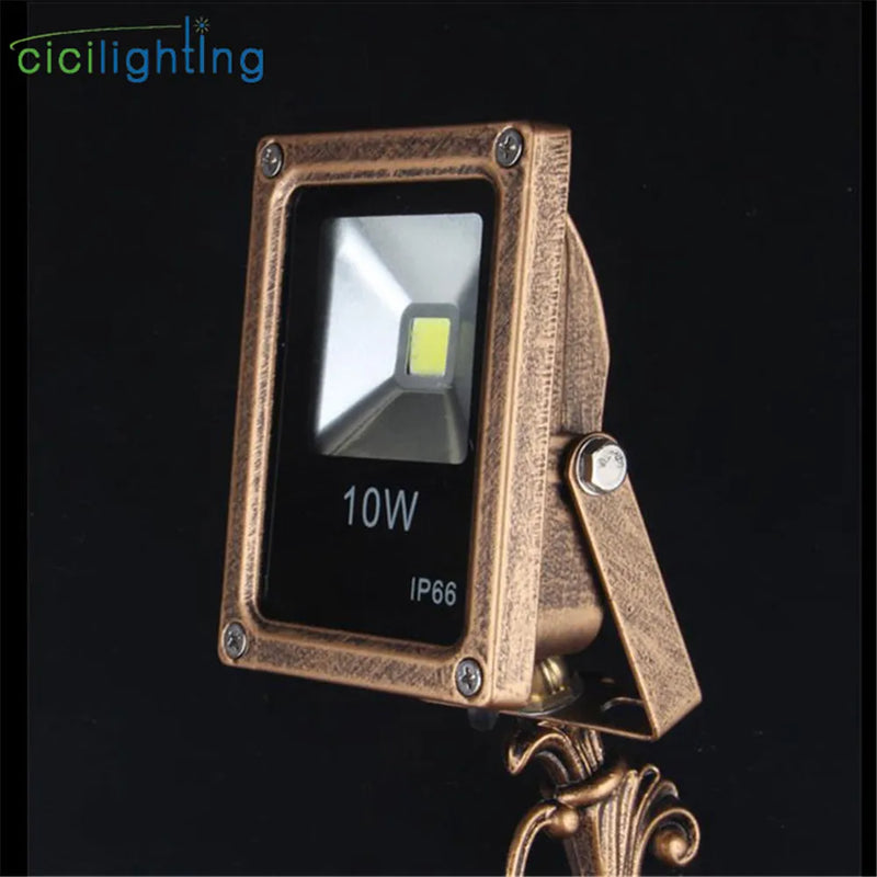 Axyaa 10W LED Outdoor Flood Light Vintage Wall Washer for Garden Store