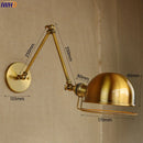 Axyaa Vintage Industrial Wall Sconce Long Arm Lamp retro rustic lighting