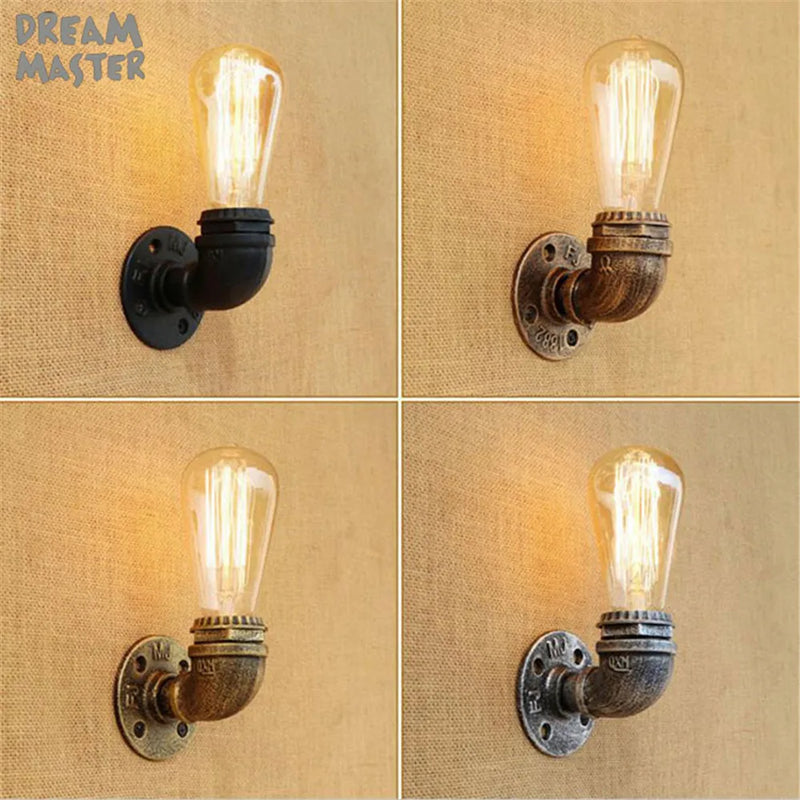 Axyaa Nordic Staris Wall Lamp Mini Edison Bulb Indoor Lighting
