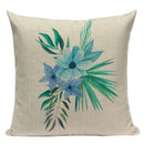 Axyaa Boho Kilim Leaf Cushion Cover - Retro Middle Eastern Style Home Decor