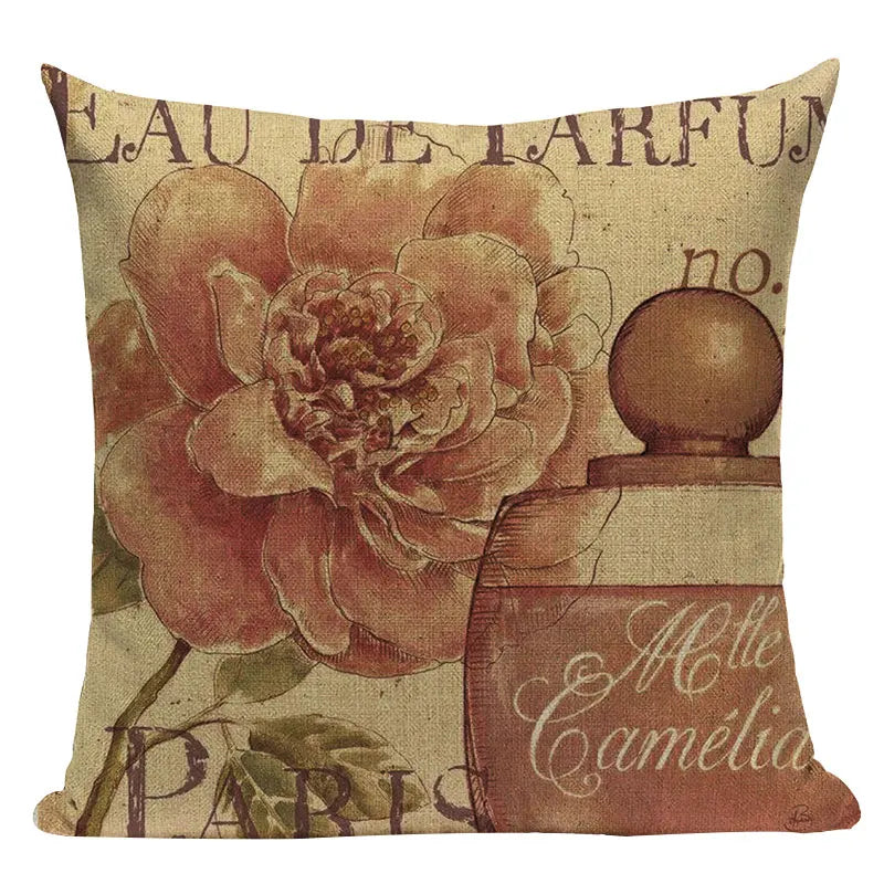 Axyaa Nordic Animal Plant Decorative Pillow Case Covers for Sofa