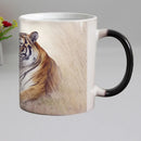 Axyaa Tiger Magic Coffee Mug, Color Changing Tea Cup, Novelty Gift, Funny Animal Design